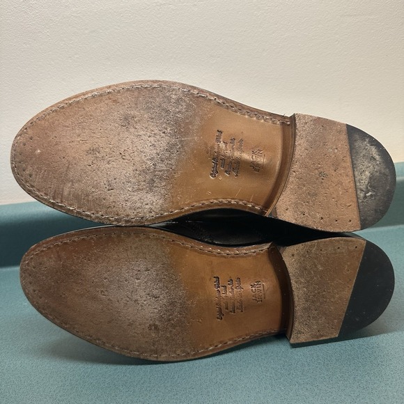 JACK ERWIN Original Goodyear Welted Boots Black Handmade In Spain Men's 10.5 - Picture 15 of 16